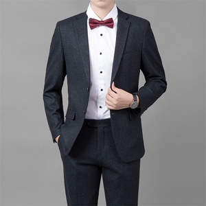 纯色西服套装男士英伦风商务中青年正装西服外套上衣ASD8968-P285图片