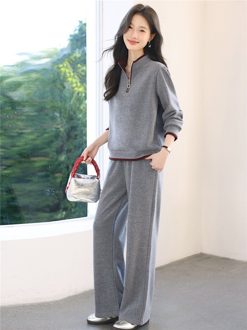 妈妈秋装休闲卫衣两件套新款洋气时尚中老年运动服套装女春秋宽松,女装套装/套裙,涵誉