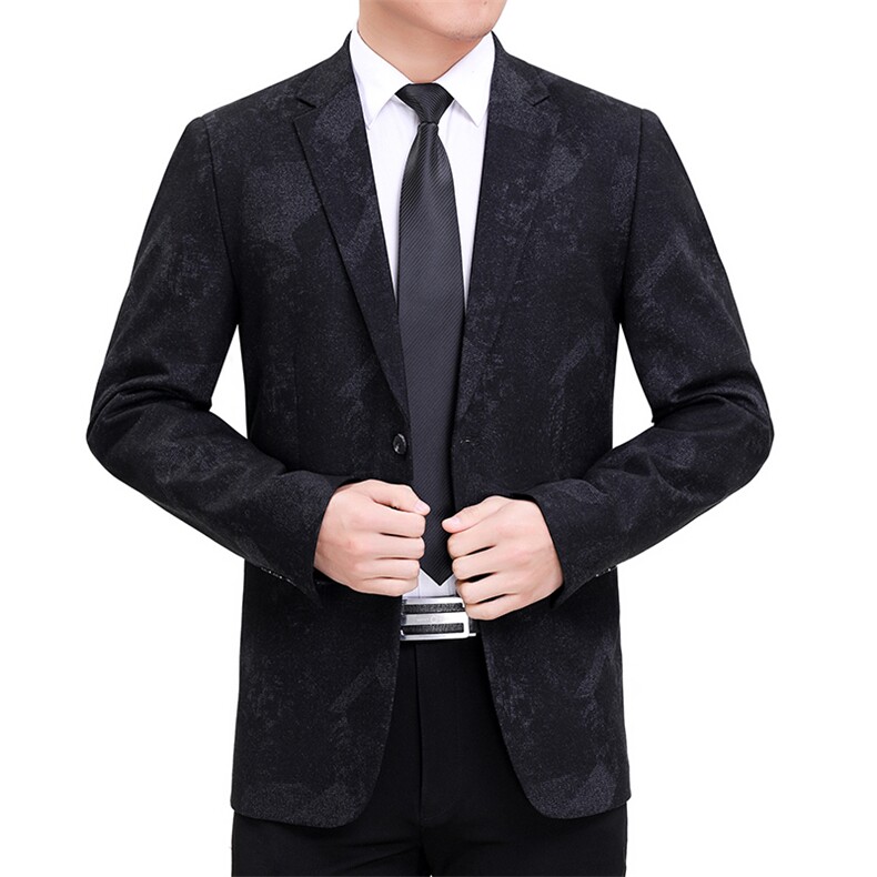 秋季新款男士西服外套商务休闲小西装单件上衣2022中年薄款便西,男装西服,电商B212（原钱塘6029）
