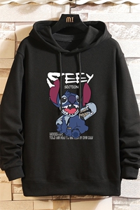 WY2038-P40 纯连帽卫衣男大码运动帽衫宽松薄外套 砖墙挂拍图片
