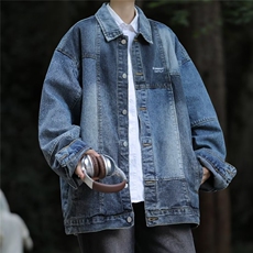 古牛仔外套女2023年春秋新款宽松百搭小众潮牌机车夹克JK3328，男装夹克，星座1116A-1（原606A）