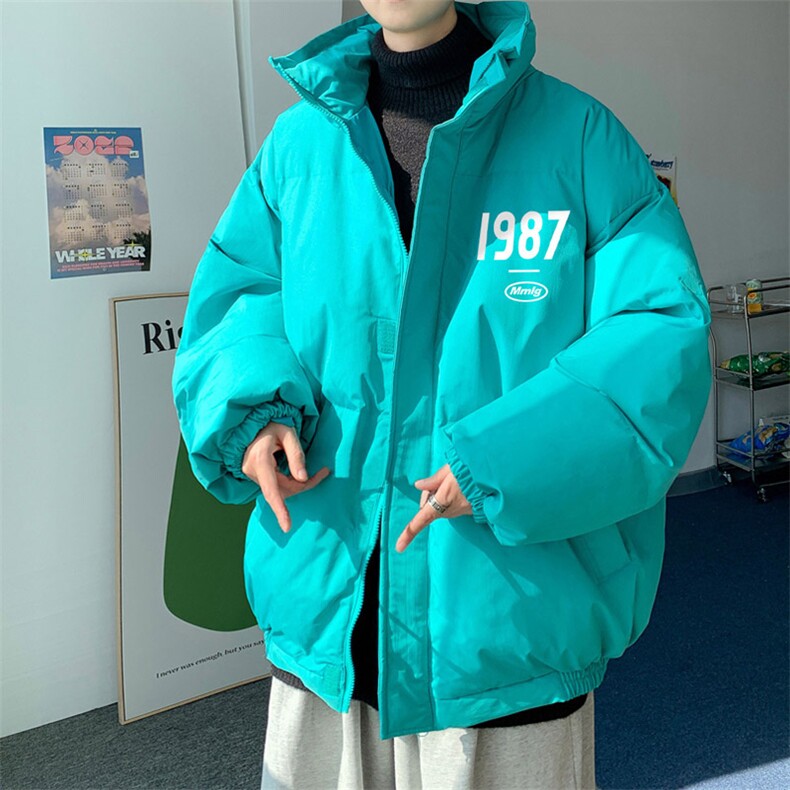 2026新款1987宽松大码百搭加绒加厚高街棉衣Q1923-p105控138,男装棉衣,星座508（原C305）