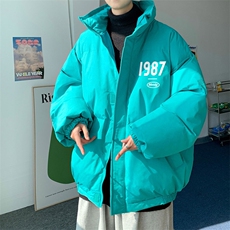 2026新款1987宽松大码百搭加绒加厚高街棉衣Q1923-p105控138，男装棉衣，星座508（原C305）