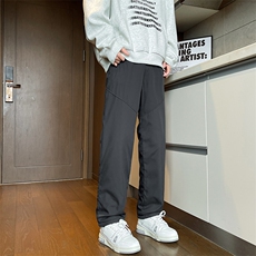8XL-M羊羔毛加绒加厚棉裤男冬季宽松大码保暖裤子KZ013P50加绒60，男装棉衣，电商B312