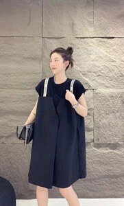 夏季新款背带连衣裙图片