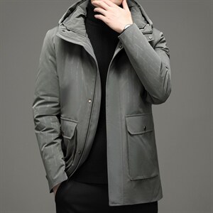 冬季厚款羽绒服男士新款休闲连帽男士保暖外套SNNYR8822R022-P320,男装羽绒服,电商B212（原钱塘6029）