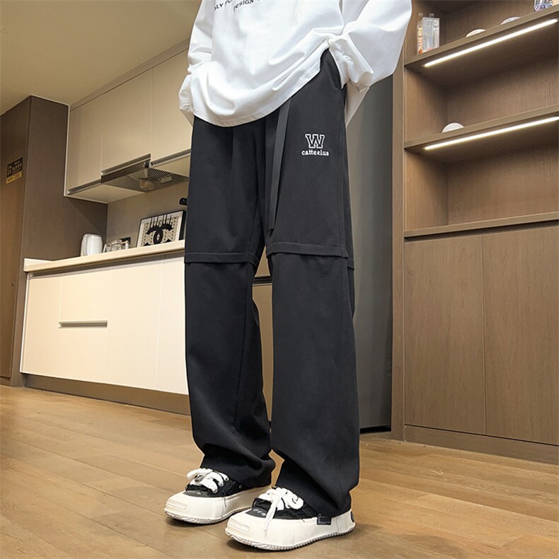 抖音直播高品质高转化休闲裤男裤子阔腿裤416B-1-KL712-P55限78,男装休闲裤,星座416B-1