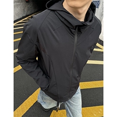 （网图慎用）连帽特批P55立领特批P50休闲激光冲孔防晒衣男J5256，男装夹克，电商A001