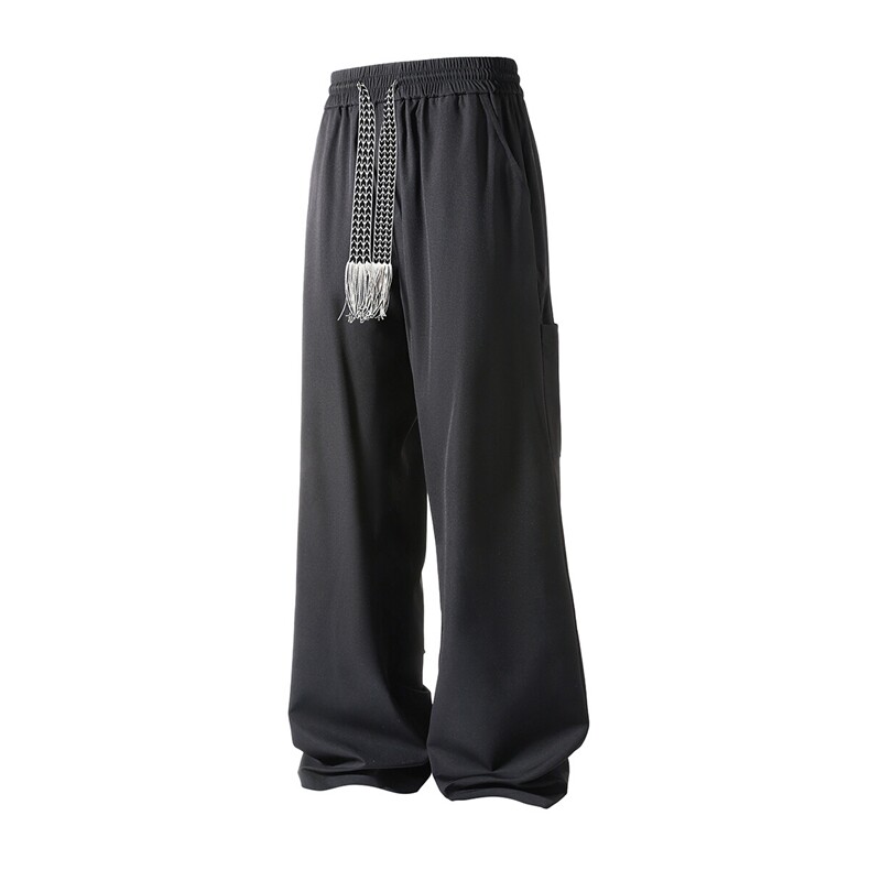 冰丝微喇背面合扣休闲裤K109立体92%聚酯纤维8%氨纶(S-2XL)TP25,男装休闲裤,电商A088