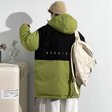 冬上新加棉保暖棉服潮青少年连帽棉衣外套男女8323-P125控价168，男装棉衣，电商A441-1