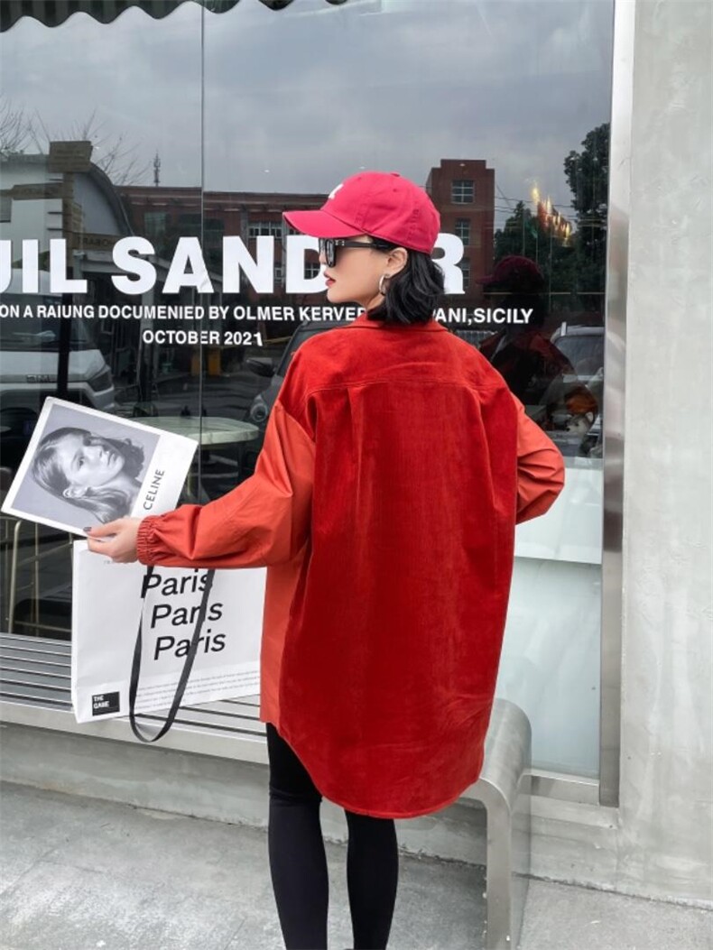 春季新款休闲衬衫，女装衬衫，唯蔓