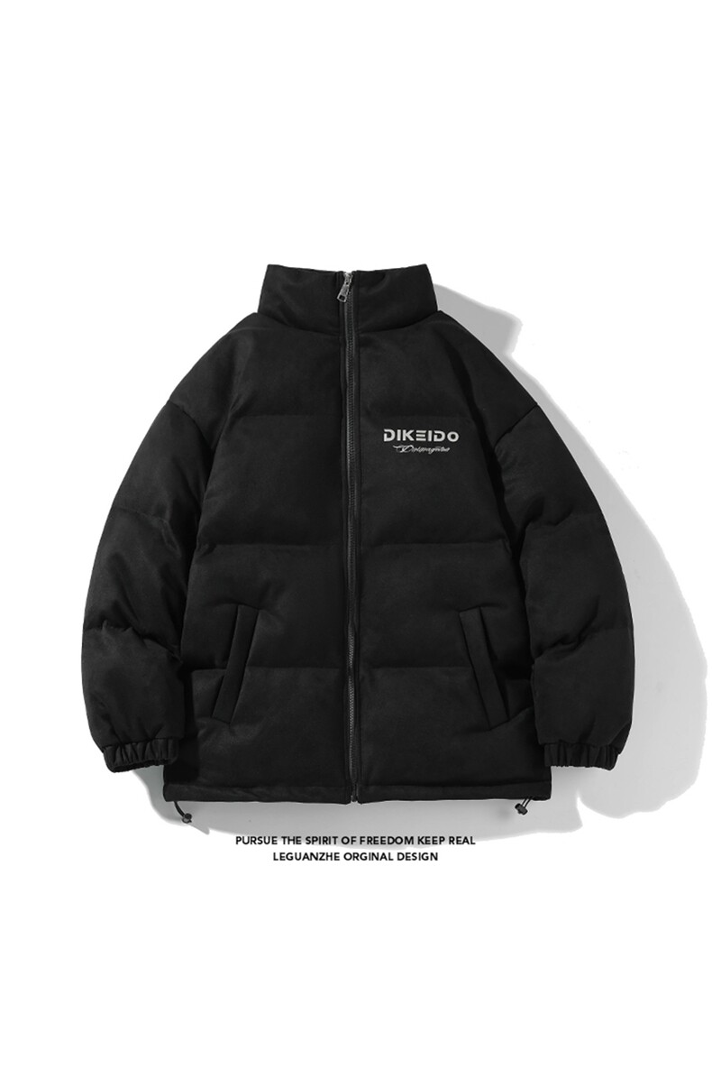 2023冬季新款港风白底大码麂皮绒印花棉衣M-5XHM22602-P115,男装棉衣,电商A022
