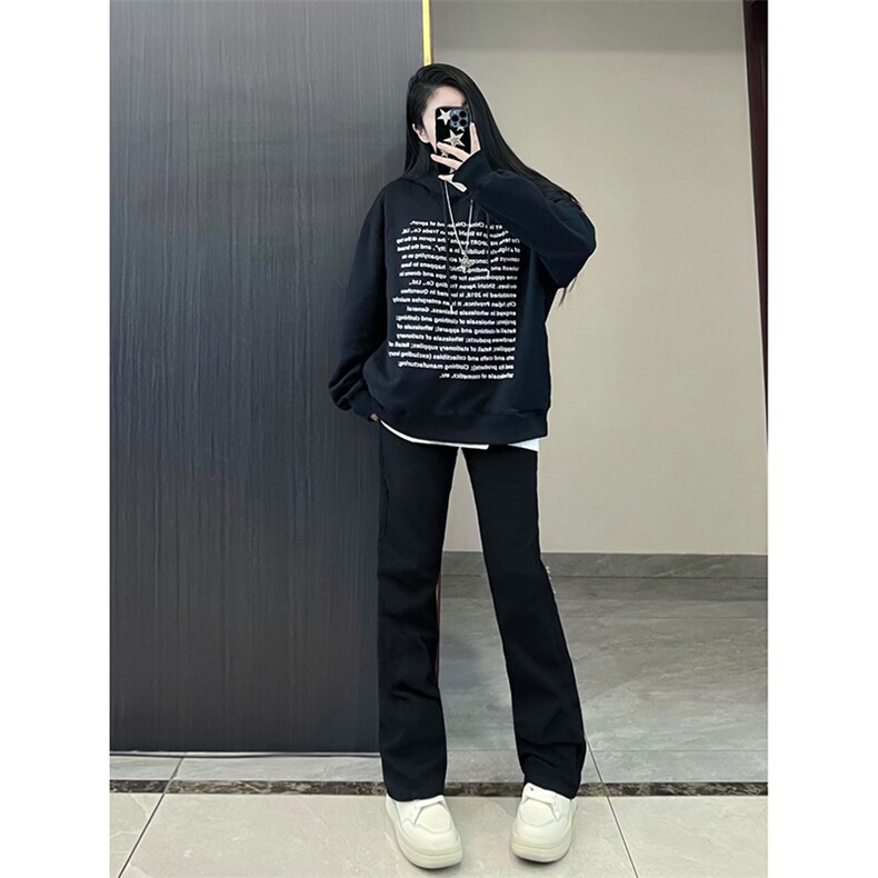 B221美式ins高街暗黑小众修身弹力休闲牛仔裤LK23010-P60控78,男装牛仔裤,电商B221