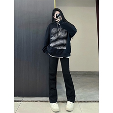 B221美式ins高街暗黑小众修身弹力休闲牛仔裤LK23010-P60控78，男装牛仔裤，电商B221