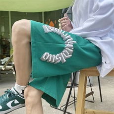 男新款青少年时尚休闲冰丝华夫格发泡短裤GDK11P26，男装牛仔裤，星座1116-2