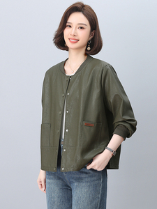 短外套女宽松2025年春秋新款时尚休闲夹克上衣图片
