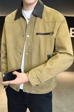 店主风夹克男2025秋季新款水洗棉休闲外套男上衣B317/5509/P145，男装夹克，电商B317