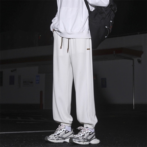 重磅亲肤保暖束脚华夫格美式垂顺卫裤子K955-特批-32加绒-42图片