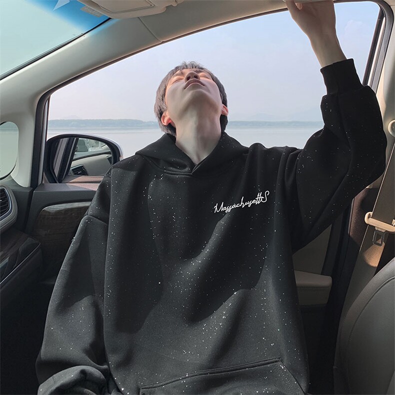 男2025秋季新款卫衣潮流百搭连帽wlmt-6657-特批48控79,男装卫衣,星座605(原A050)