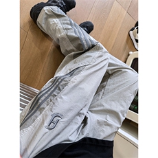 图案已做版权美式伞兵裤男宽松薄款休闲条纹工装裤K655-P50控68，男装工装外套，星座205-5