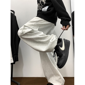 2024春季新款工装裤阔腿宽松卫裤痞帅休闲长裤 现货 K7662-P42图片