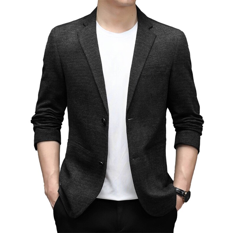 秋冬季新款男商务休闲单西韩版西装中年西服外套MY804-P175,男装西服,电商B212（原钱塘6029）
