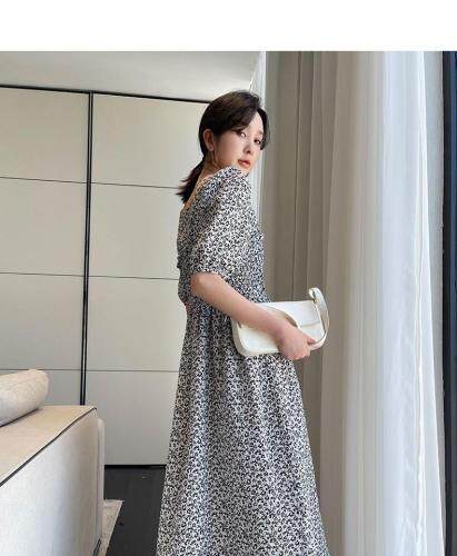 夏季新款碎花连衣裙，女装连衣裙，冰雪兒