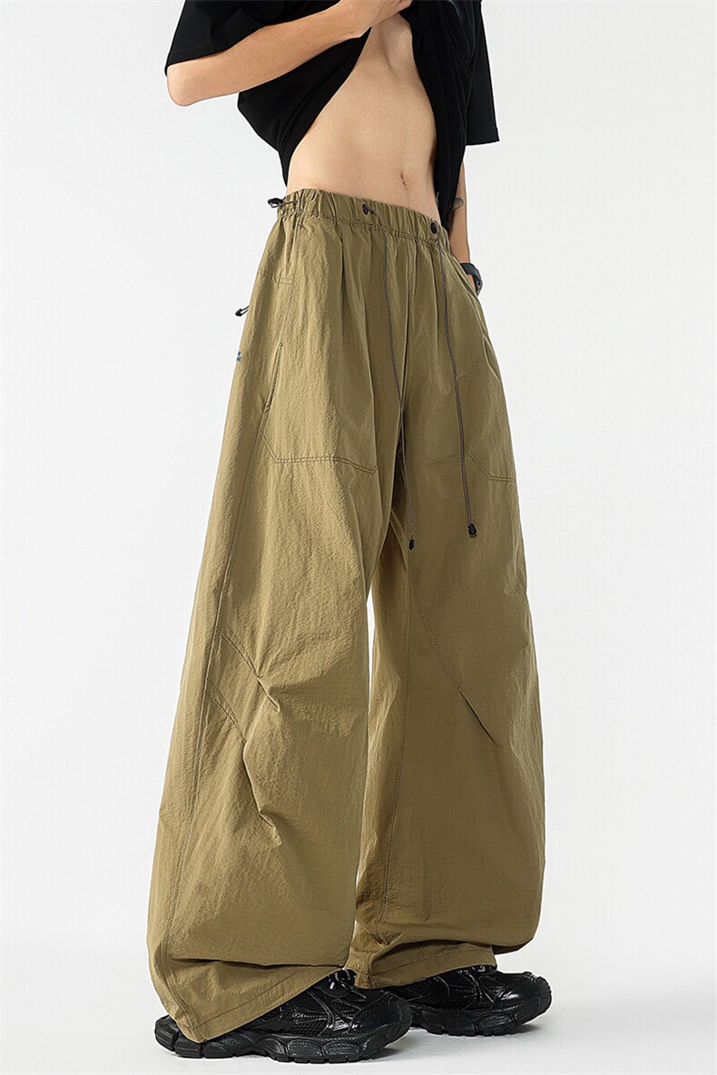 8XL-M日系户外防泼登山裤男直筒束脚休闲裤夏徒步工装裤K9158P68,男装工装外套,电商D206-1