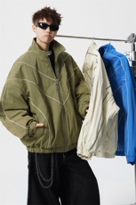 可二开机能防寒棉服M-5XL大码涤纶棉服男白底78176P138控198，男装棉衣，星座226-1