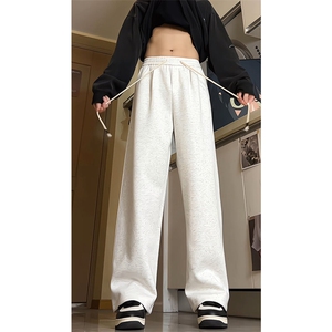 春季加长版高个子休闲卫裤男款188cm110直筒阔腿休闲裤KZ006P45图片