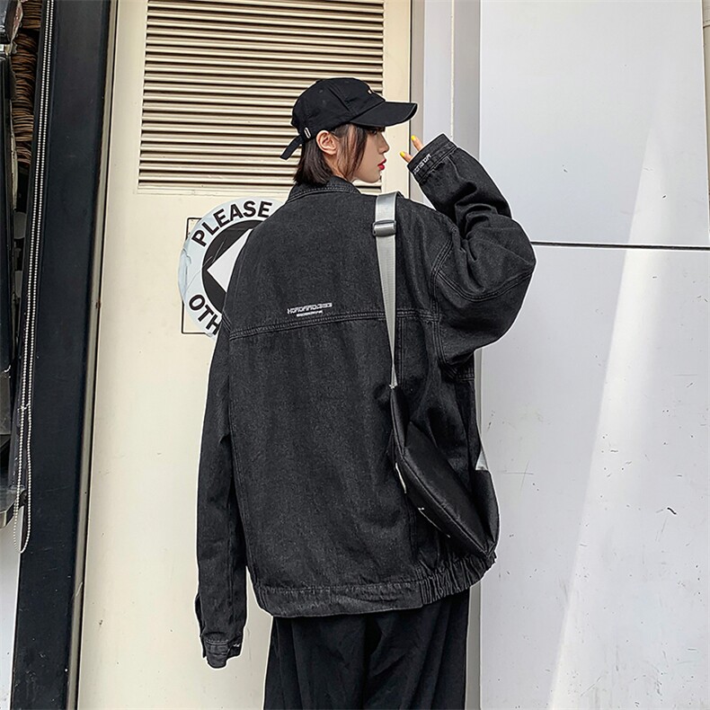 【】A003-HJ5111-P95新款男士翻领工装夹克女模1,男装夹克,电商A003