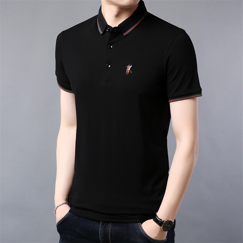 J8730钱塘2021-1夏季主推男士休闲POLO翻领T恤,男装T恤,钱塘207-1