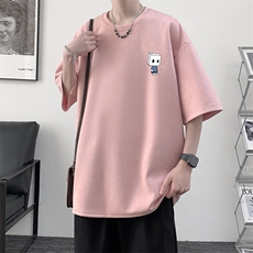 麂皮绒短袖t恤男大码半袖男JD82400-P25，男装T恤，电商A040