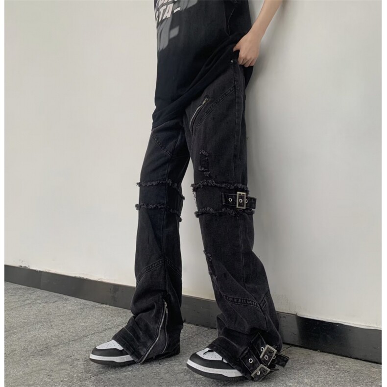 美式牛仔裤男款秋季长裤潮NB50P85,男装牛仔裤,星座1116-2
