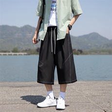 仿天丝牛仔高级感冰丝垂感休闲裤夏季新款潮牌七分裤男2561特批31，男装牛仔裤，电商C305A