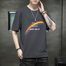 2026夏季新款青少年潮流短袖T恤大码男士薄款上衣1210-2-DT31-P10图片