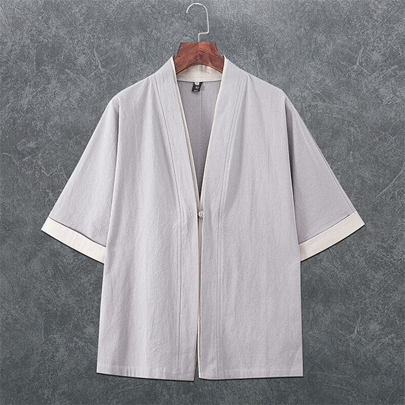 2025男士汉服五分袖T恤唐装古风风QT2026-M125-P25图片
