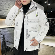 现货店主风2025秋冬时尚亮面羽绒服男士外套男装8028P100，男装羽绒服，星座1602B（原101B-1）