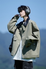 JK8863-P80L-9XL2025秋冬新款翻领夹克外套控138，男装夹克，星座109