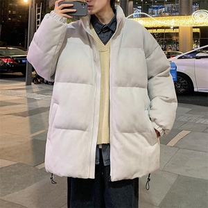 港风麂皮绒棉服男冬新款情侣棉衣外套加厚棉袄羽绒服MY8805-P68图片