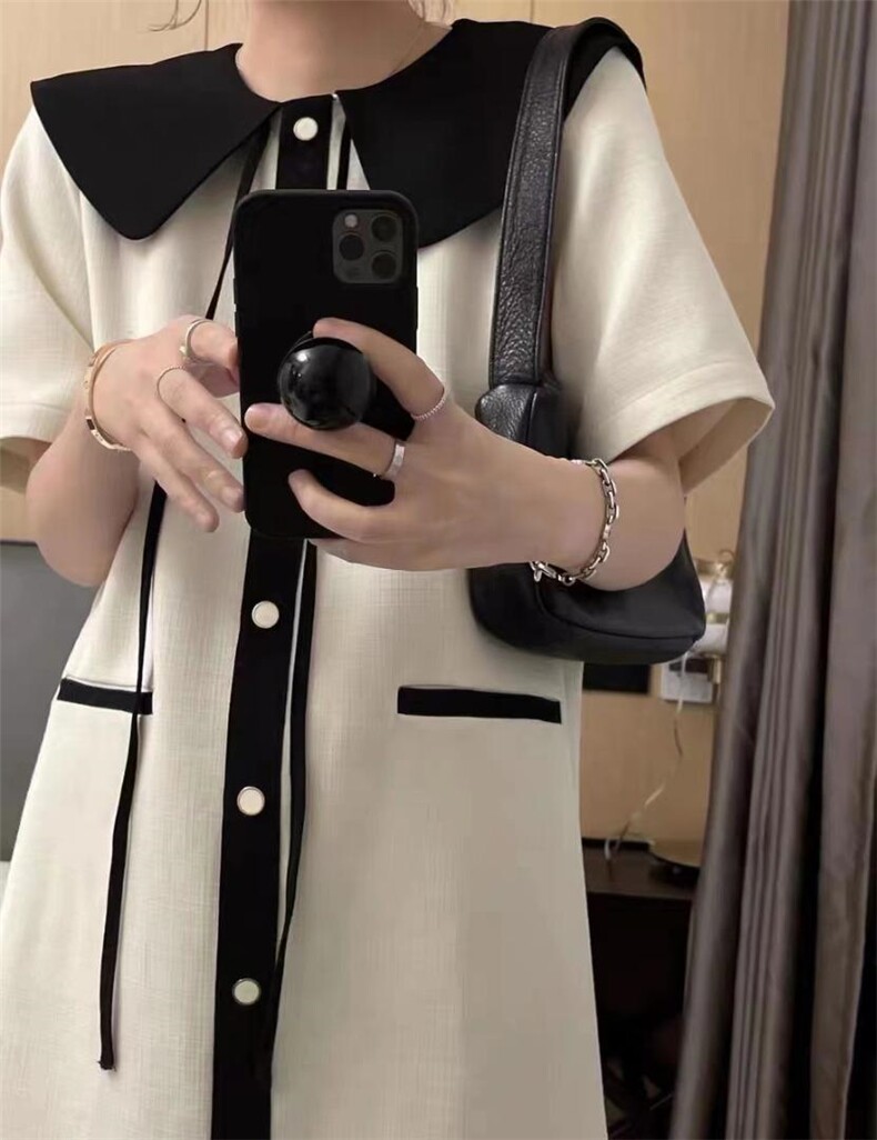 086连衣裙，女装连衣裙，Mokou陌扣