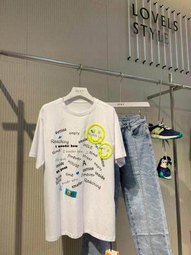 韩版笑脸章仔T，女装，LOVELS