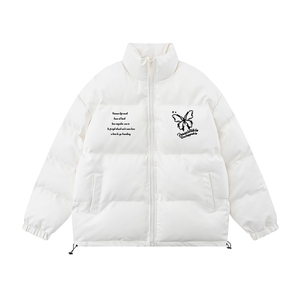 白底23新款冬季时尚百搭立领PU 皮棉服外套MY6459P115控158图片