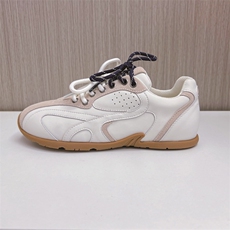 真皮阿甘鞋女2024秋季新款复古运动鞋女休闲百搭老爹鞋女平底女鞋，女鞋休闲鞋，电商A223