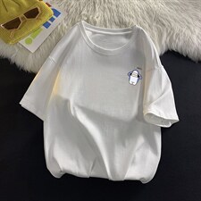 DX17167-P20纯棉短袖t恤男大码半袖打底衫宽松体恤衫平铺,男装T恤,电商A040