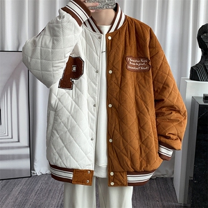 冬款青少年港风加棉加厚棉服运动棒球服外套男 8160-P125 控价168图片