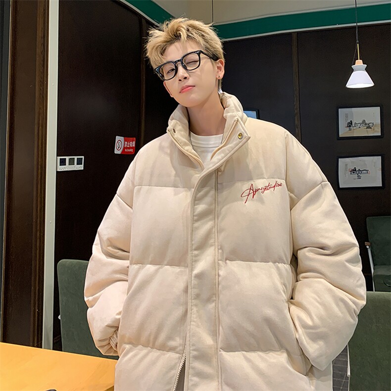 港风新款棉衣供得物抖音麂皮现货男棉服MY669-P108控138图片