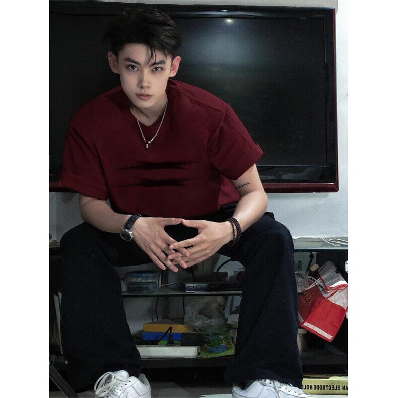 潮牌美式字母印花短袖t恤夏季高街宽松纯棉上衣B1469-P28网图，女装T恤，电商B245