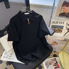 POLO衫男韩版潮流纯色帅气百搭2023夏季新款ins宽松外套WB082-P30，男装Polo衫，星座412-3