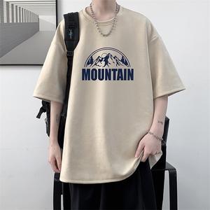 麂皮绒短袖t恤男大码半袖男 JD82255-P25图片